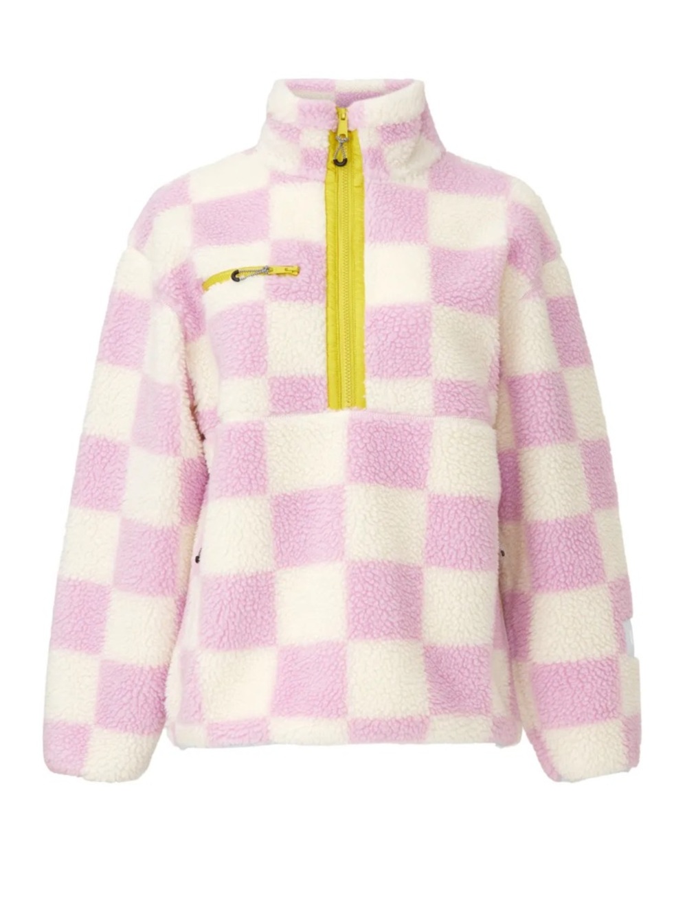 Levi's Check Sherpa Half-Zip size L